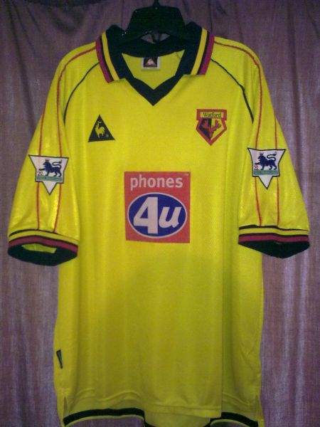 Maillot Watford Domicile 1999-2001 Le Coq Sportif - Young XL (26/28) - Original