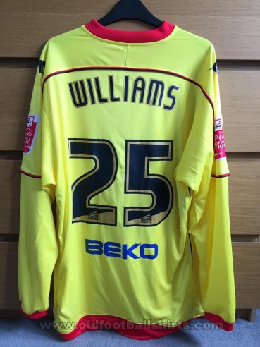 Watford Home maglia di calcio 2008 - 2009