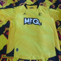 Watford Home camisa de futebol 2024 - 2025 sponsored by MrQ.com