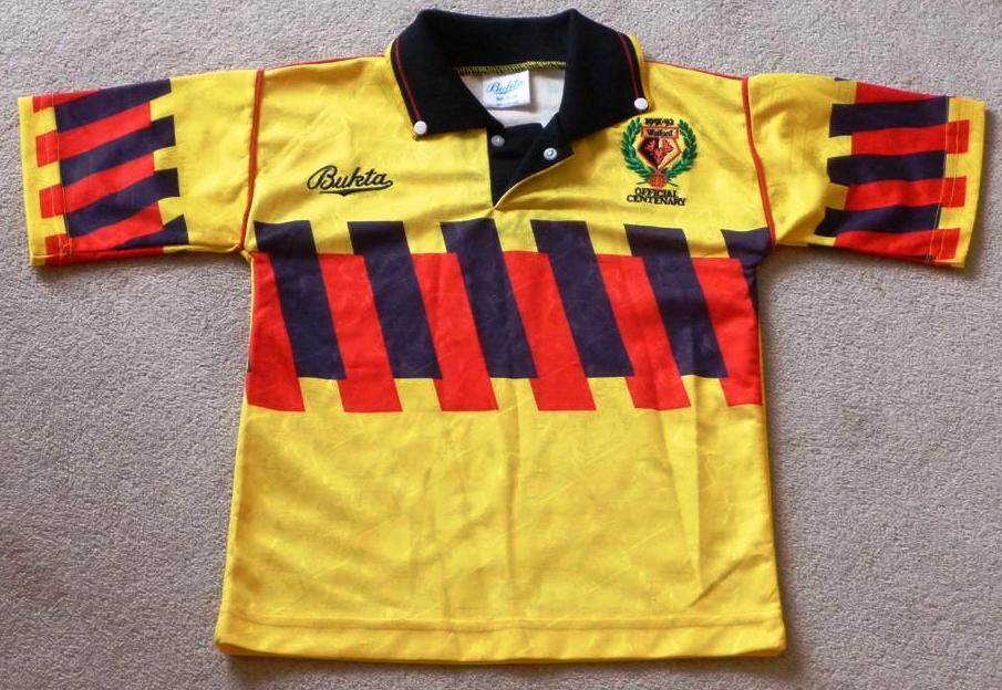 Bukta 1989-1992 Number Red for Football Shirt Nameset inc Wolves Watford 