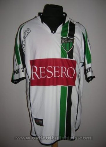 San Martín de San Juan Away football shirt 2005 - 2006