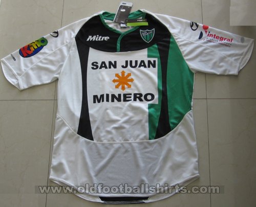 San Martín de San Juan Away football shirt 2007 - 2008