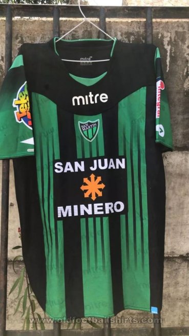 San Martín de San Juan Home football shirt 2014 - 2015