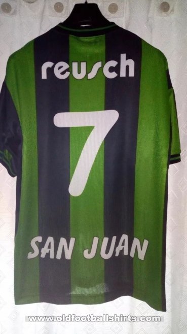 San Martín de San Juan Home football shirt 2001 - 2002