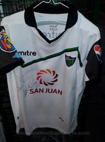 San Martín de San Juan Away football shirt 2016