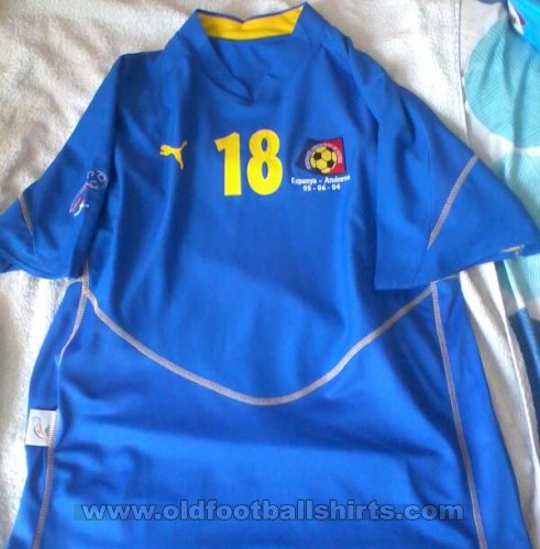 Andorra Away football shirt 2004