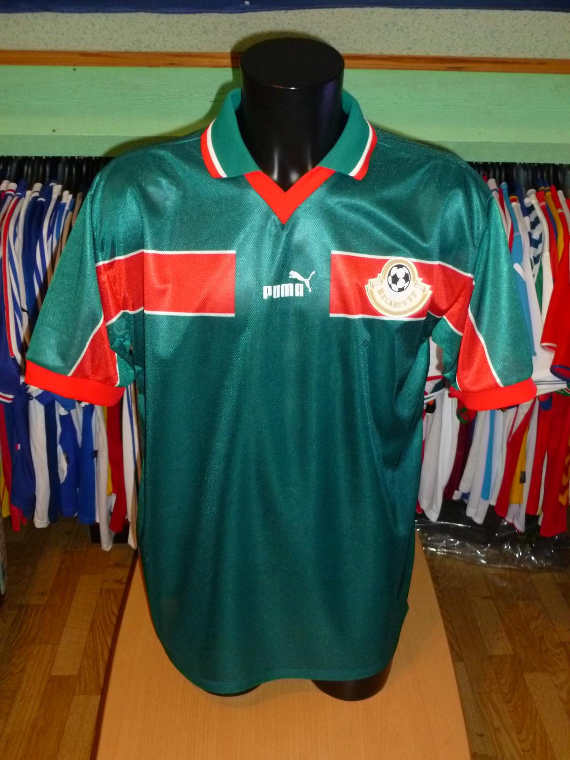 Maillot De Foot Biélorussie, Porté Match, Taille L, Collector