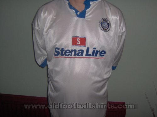 Stranraer Fora camisa de futebol 1996 - 1997