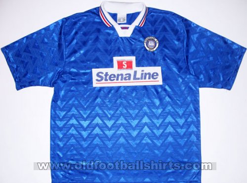 Stranraer Home camisa de futebol 1997 - 1998