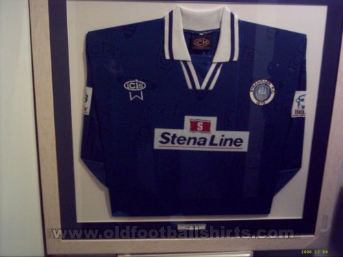 Stranraer Home voetbalshirt  2001 - 2004
