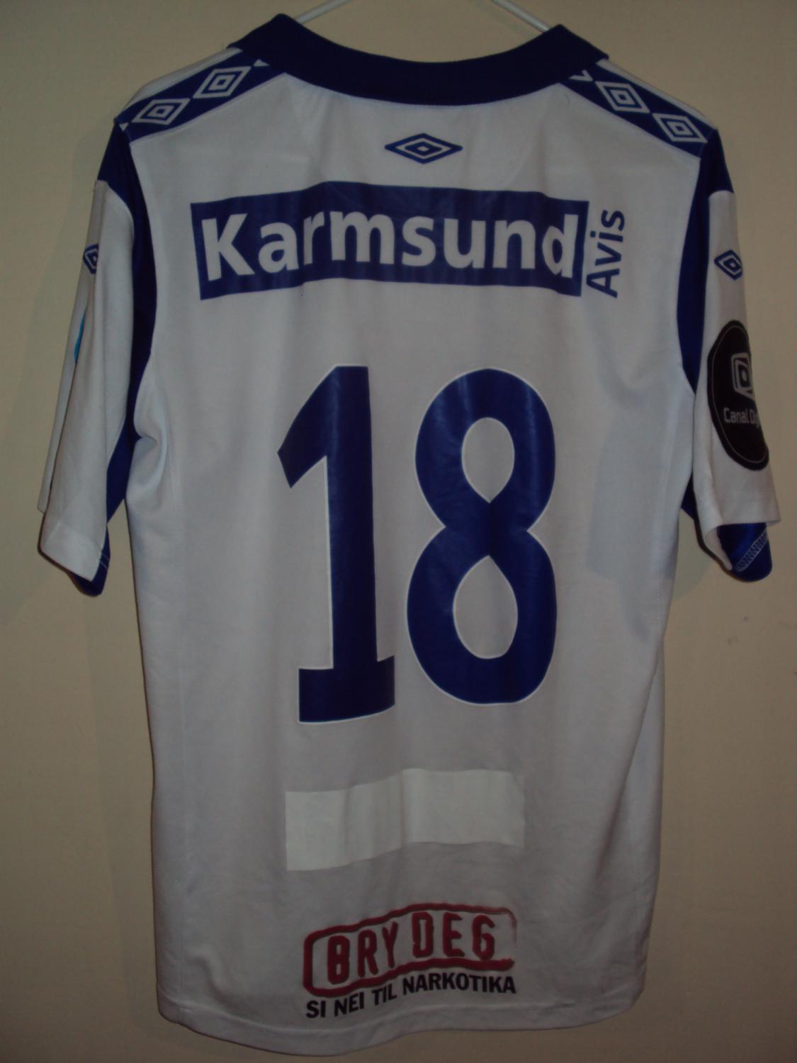 FK Haugesund Home football shirt 2012 - 2013.