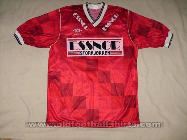 Kongsvinger IL Home football shirt 1986