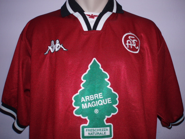 Spezia Calcio Away football shirt 1997 1998. Sponsored by Magic Tree