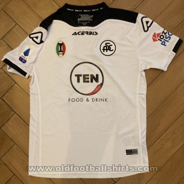 Maillot Foot Vintage Spezia – Extérieur Blanc, Errea, Taille M, Années Passées