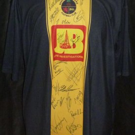 Berwick Rangers Home football shirt 2013 - 2015 sponsored by JB Site Investigations