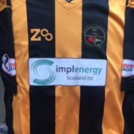 Berwick Rangers Home football shirt 2016 - 2017 sponsored by Simplenergy