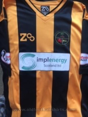 Berwick Rangers Home voetbalshirt  2016 - 2017