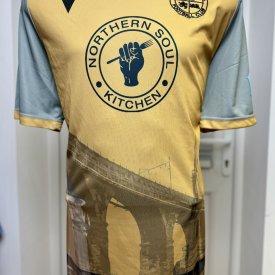 Berwick Rangers Away football shirt 2023 - 2024 sponsored by Northern Soul Kitchem