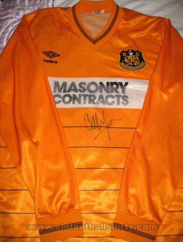 Dumbarton Home football shirt 1985 - 1986