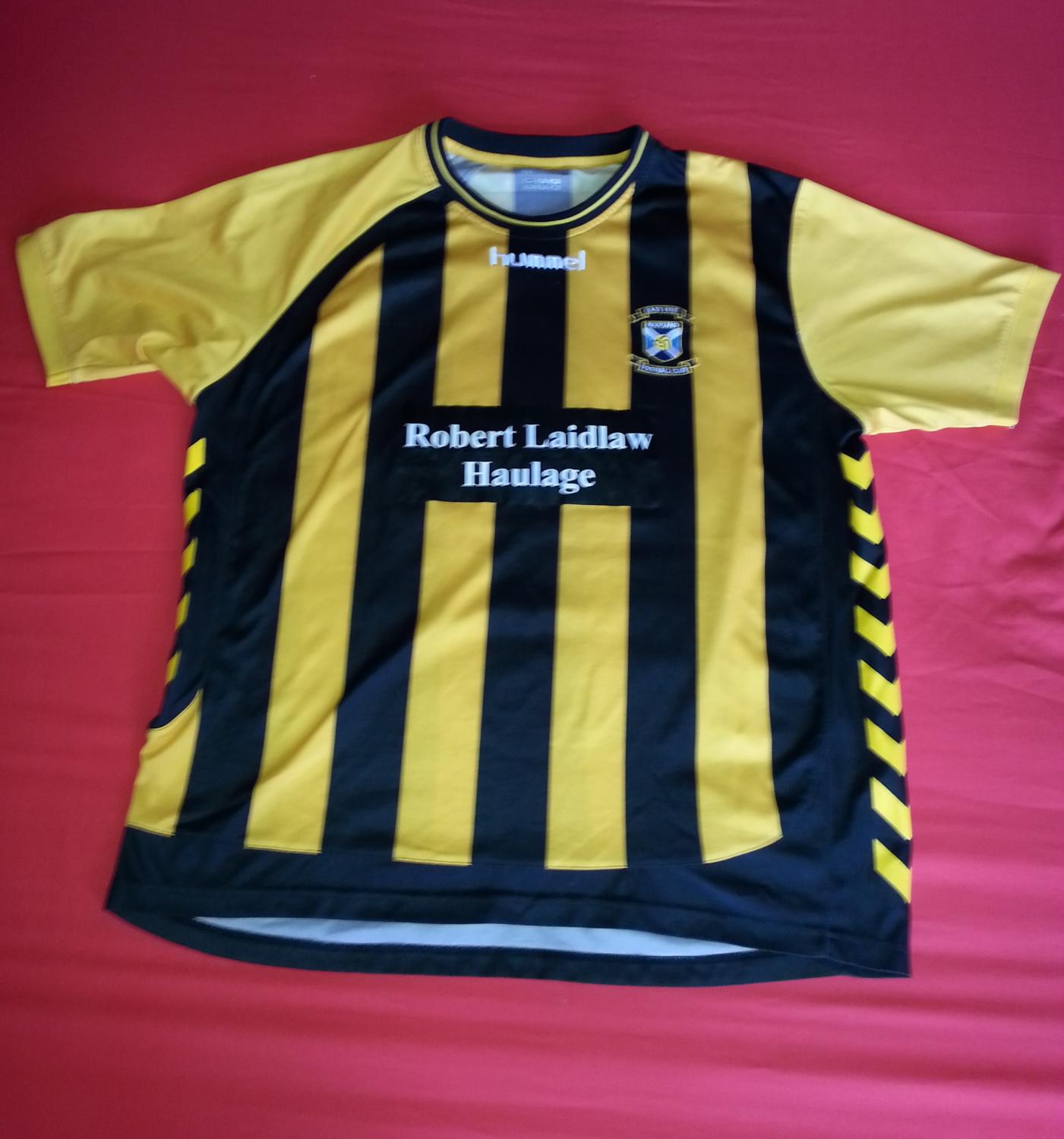 East Fife Home football shirt 2010 - 2011.