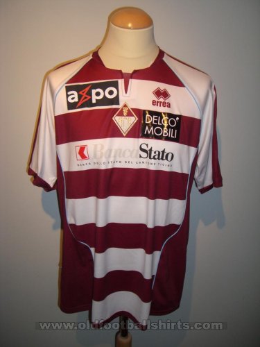 Bellinzona Home football shirt 2009 - 2010