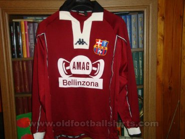 Bellinzona Home football shirt 1999 - 2000
