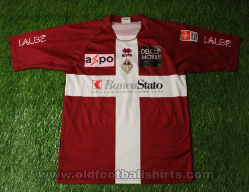 Bellinzona Home football shirt 2007 - 2008