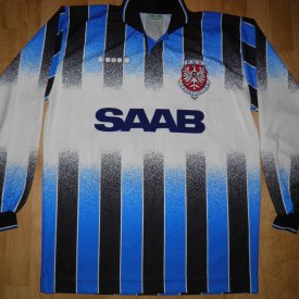 FSV Frankfurt Home football shirt 1995 - 1996 sponsored by SAAB