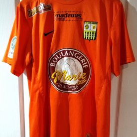 AC Arles Avignon Away football shirt 2009 - 2010 sponsored by Boulangerie Marie Blachere