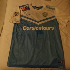 Tours FC Home football shirt 2014 - 2015 sponsored by Corsicatours