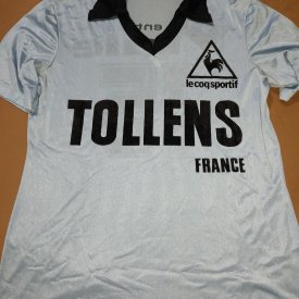 Tours FC Home football shirt 1982 - 1983 sponsored by Tollens
