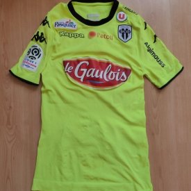 Angers SCO Home football shirt 2017 - 2018 sponsored by le Gaulois