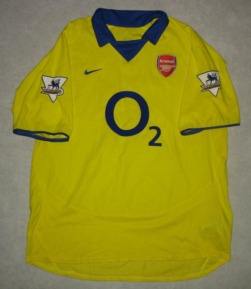 arsenal shirt 2004
