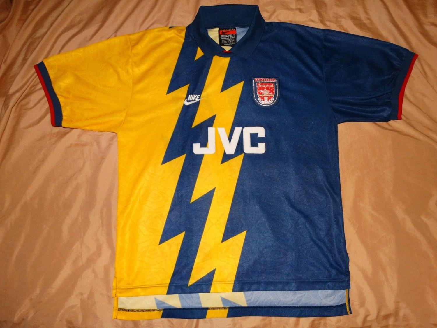 arsenal 1996 away kit