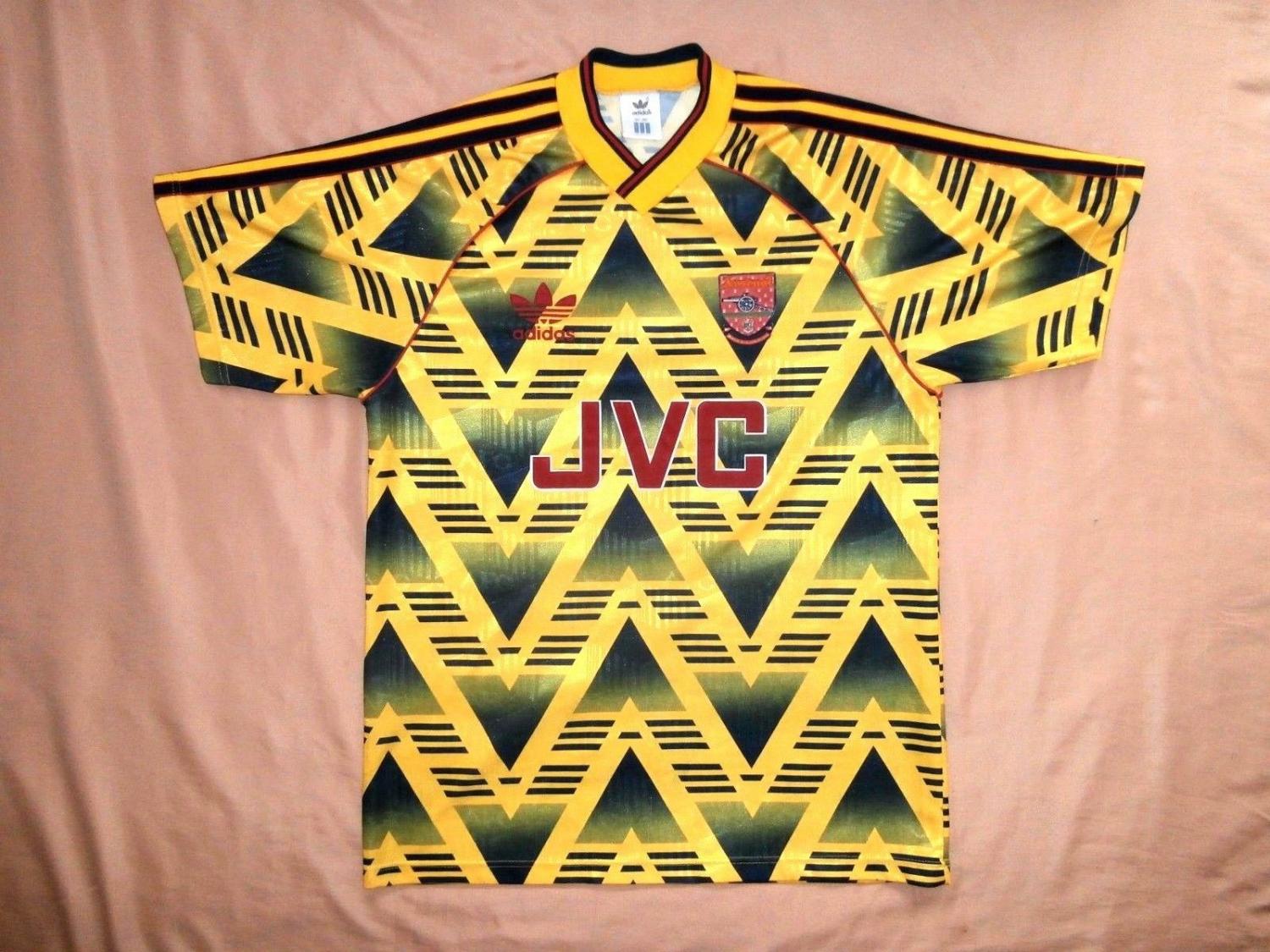 arsenal shirt 1991