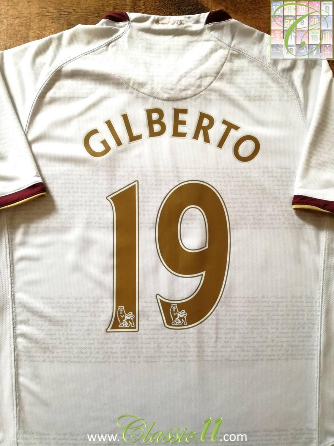 Arsenal Away football shirt 2007 2008. Sponsored by Emirates