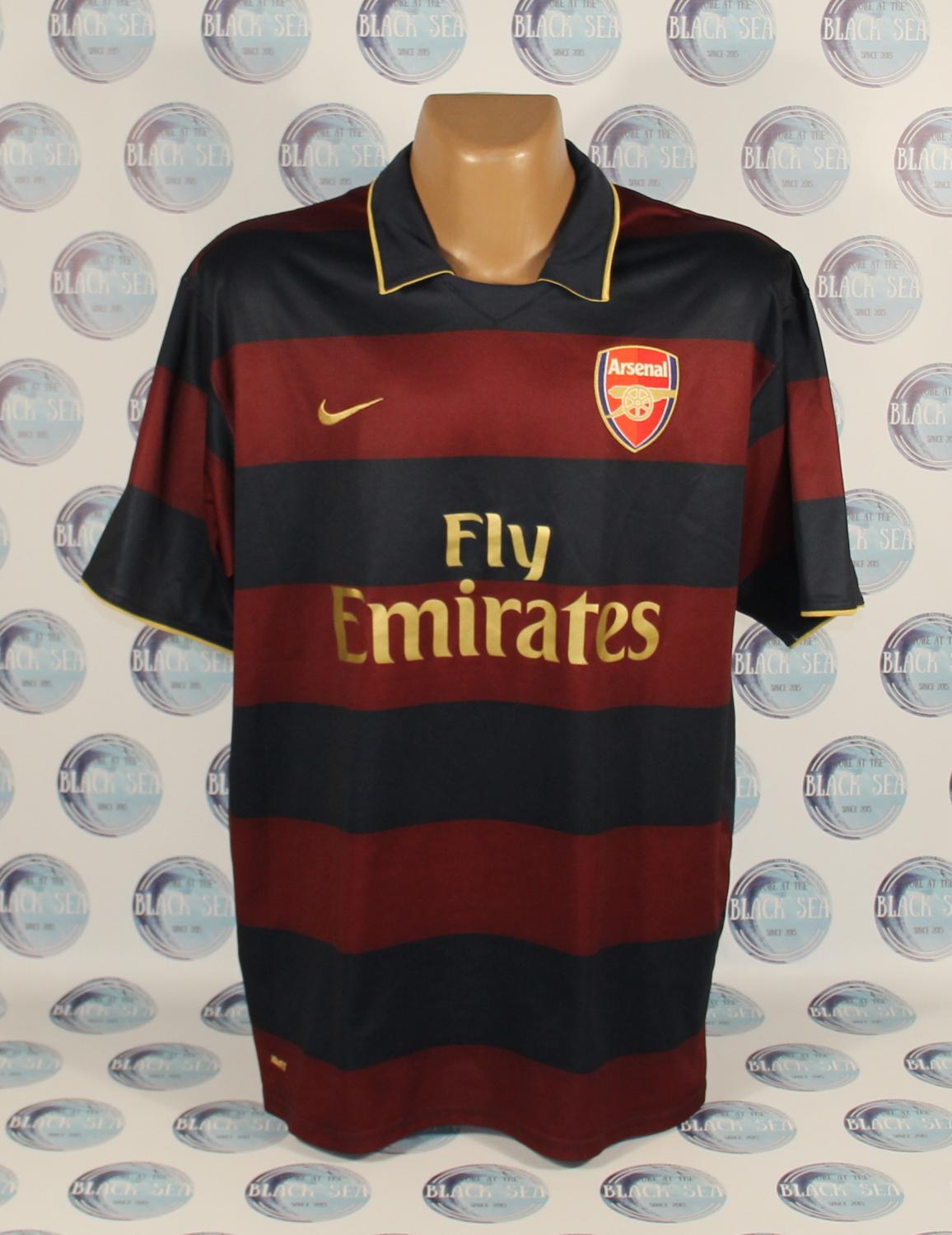Arsenal Third football shirt 2007 - 2008. Sponsored by Emirates