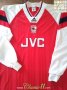 Arsenal Home camisa de futebol 1992 - 1994