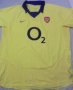 Arsenal Μακριά φανέλα ποδόσφαιρου 2003 - 2004