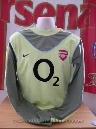 Arsenal Goalkeeper football shirt 2003 - 2004