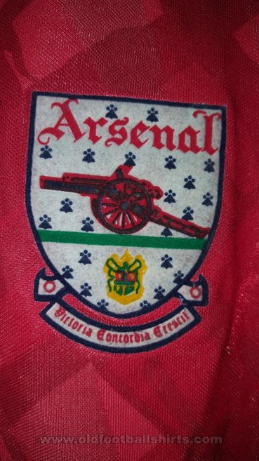 Arsenal Replika retro baju bolasepak 1990 - 1992