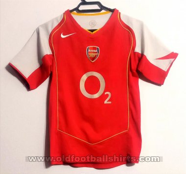 Arsenal Home Fußball-Trikots 2004 - 2005