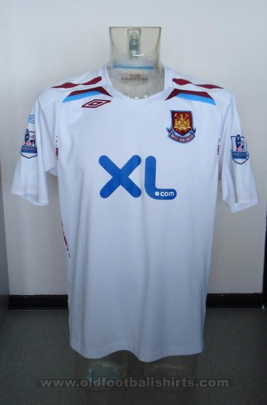 West Ham United Away football shirt 2007 - 2008