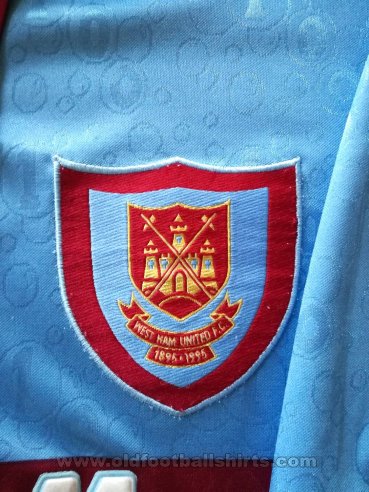 West Ham United Away football shirt 1995 - 1997