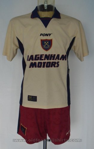 West Ham United Away football shirt 1996 - 1997