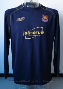 West Ham United Away football shirt 2003 - 2004