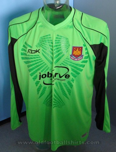 West Ham United Goalkeeper football shirt 2006 - 2007