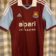 West Ham United Home maglia di calcio 2013 - 2014 sponsored by Alpari