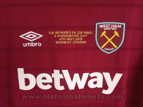 West Ham United Womens Teams football shirt 2018 - 2019