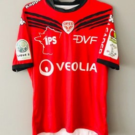 Dijon FCO Home fotbollströja 2015 - 2016 sponsored by Veolia